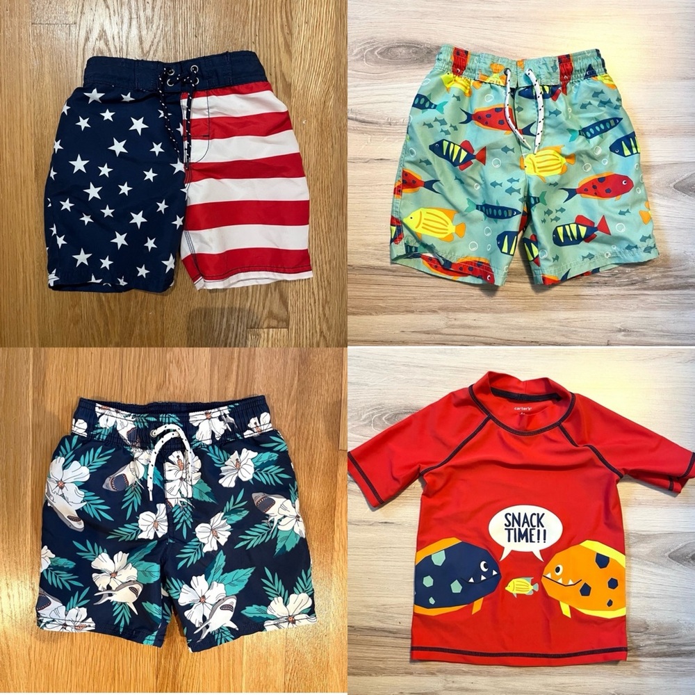 Set of 3 - Pick your 3 Favorite Swimwear - 4T Size!